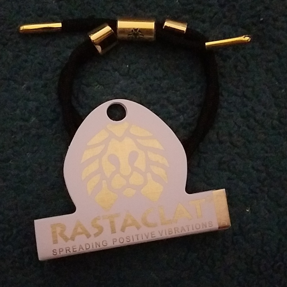 Black & Gold Rastaclat Bracelet